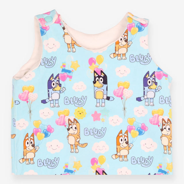 Bluey Dungarees - Aria & Isla