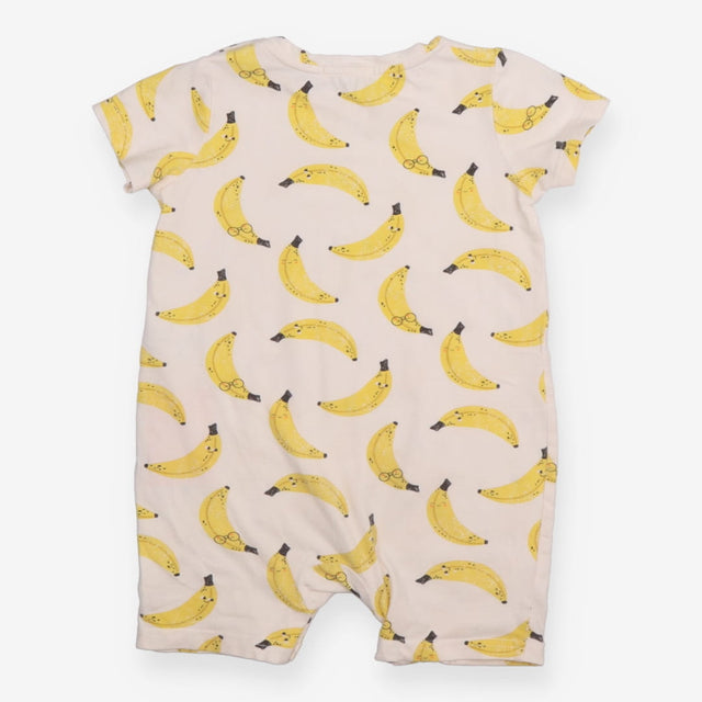 Romper white banana
