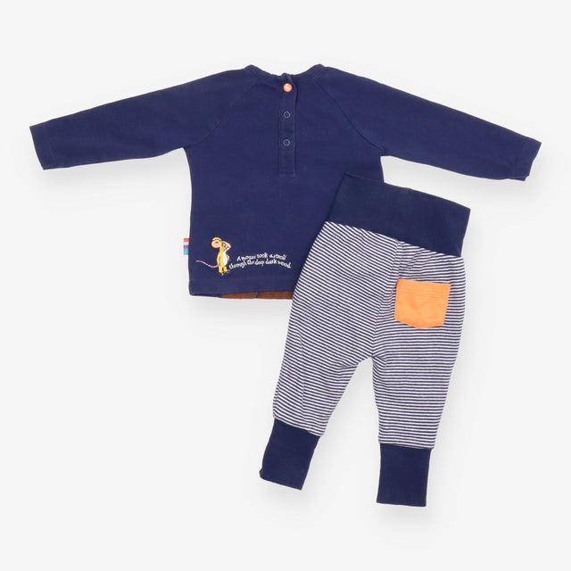 The Gruffalo Navy Tee and Legging Navy Strips Outf