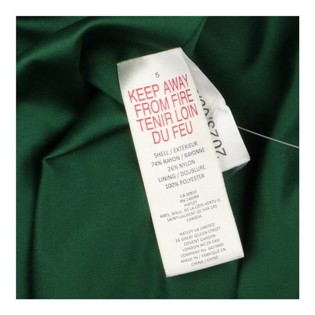Green Velvet & Sequin Stars Dress
