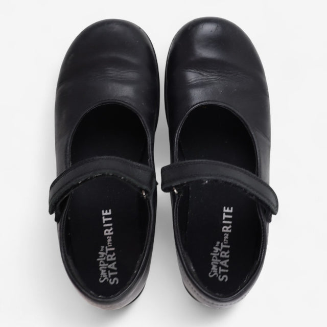 School Shoes Black Velcro Strap