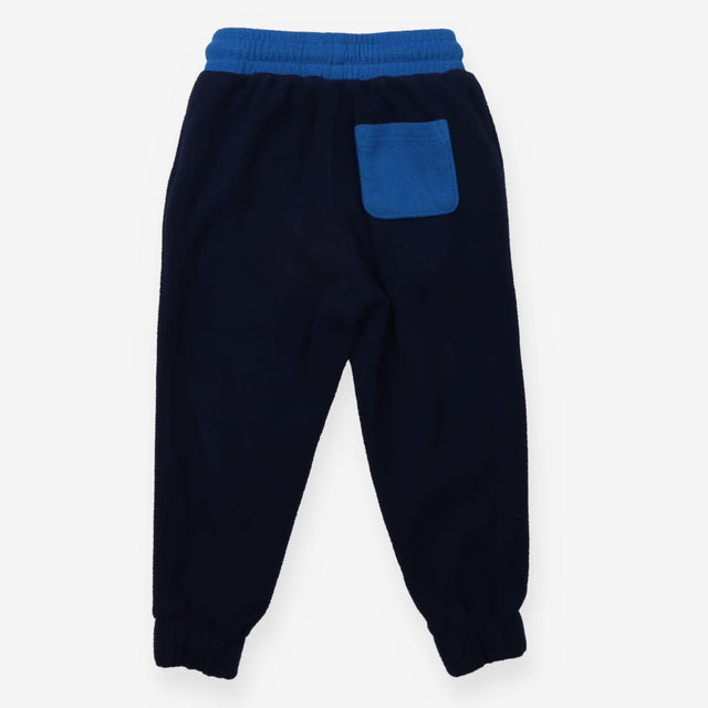 Joggers Fleece Navy and blue waistband drawstring