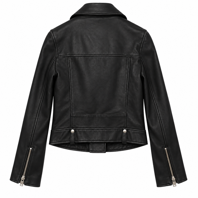 Bolongaro Trevor Jacket Black Sheep Leather Biker