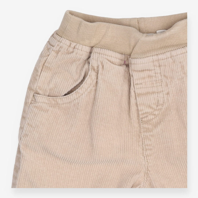 Trousers Cord Cream Pull On