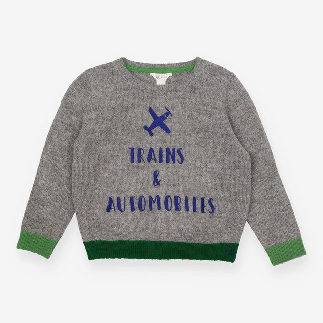 Jumper knit plane grey