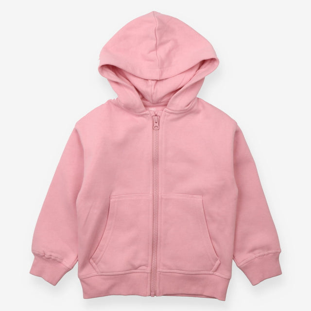 Pink hoodie with pink zip