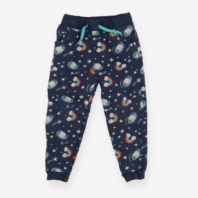Joggers navy blue planets rainbows stars