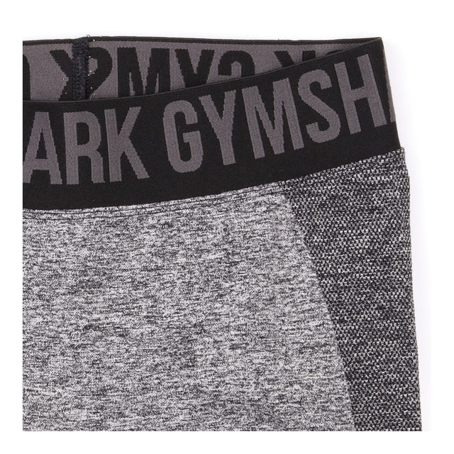 Leggings Grey Marl Logo Waistband Full Length Acti