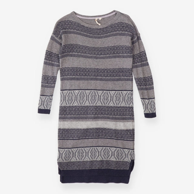 Jumper dress grey and navy