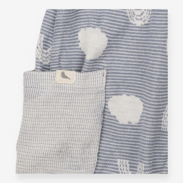 Joggers blue with clouds and rainbows