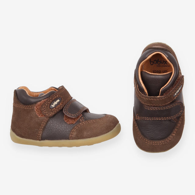 Boot brown nubuck velcro
