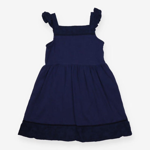 Dress Sleeveless Navy Frill Straps