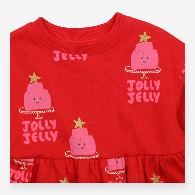 Dress long sleeve red Jolly Jelly