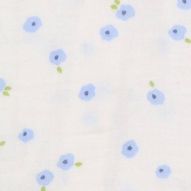 Top With Blue Flowers & Denim Jeans