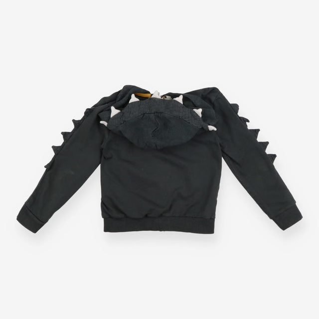 Grey Crocodile Teeth Hoodie