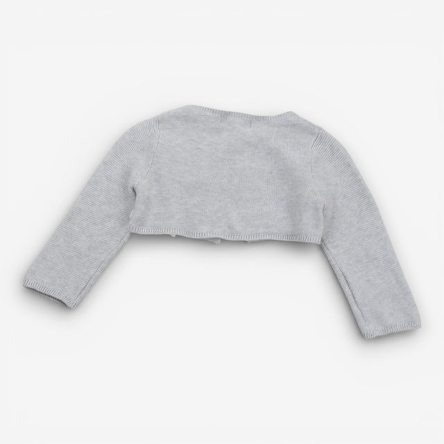 Cardigan Baby Girls Grey Bolero