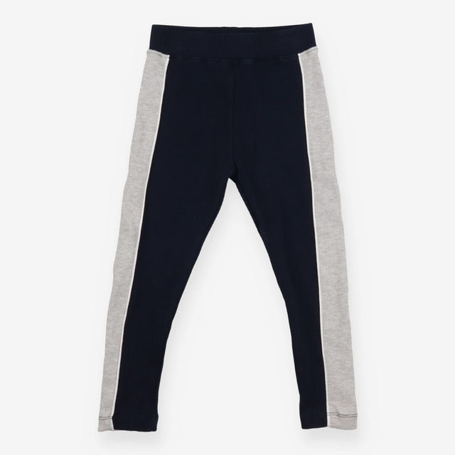 Reiss Leggings Ribbed Navy & Grey