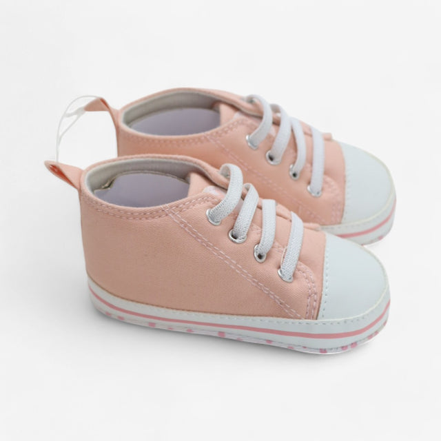 My First years Peach baby hightops
