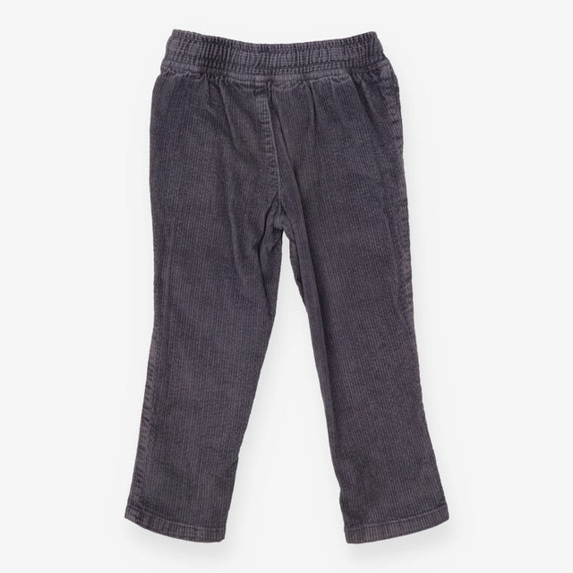Trousers Cord Grey with White Pullstring