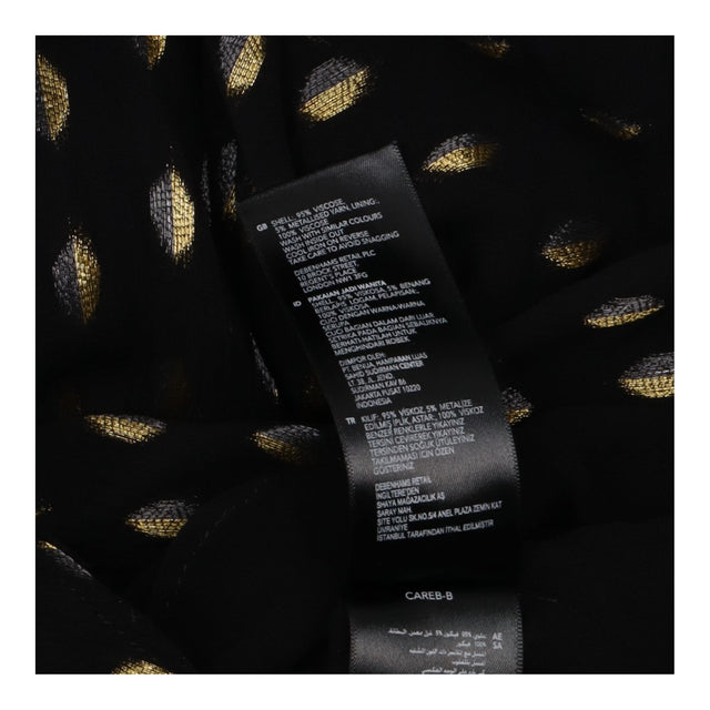 Nine by savannah Miller Dress Black with Metallic