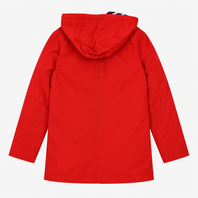 Parka Jacket Red Hooded
