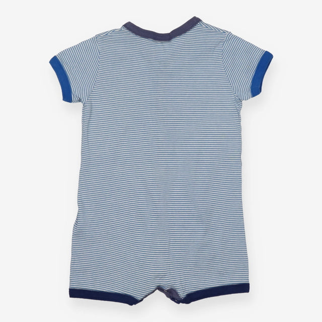Blue Striped Romper