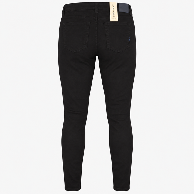 Skinny Jeans Black Mid Rise Stretch Denim
