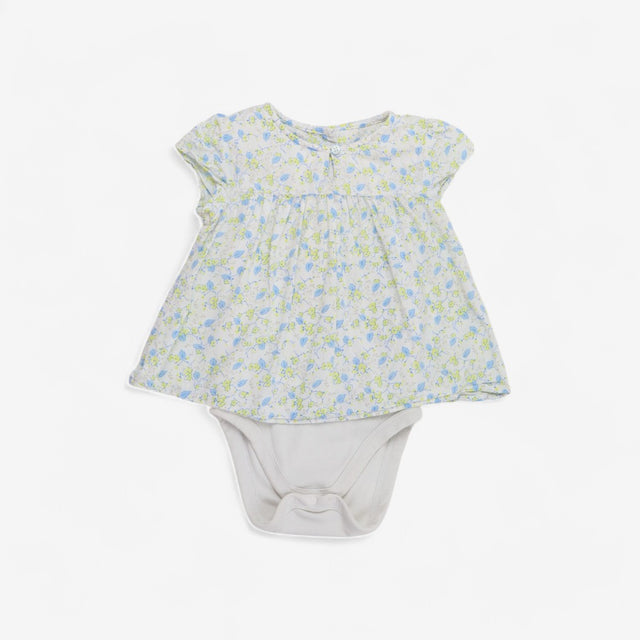 Blue Summer dress with bodysuit