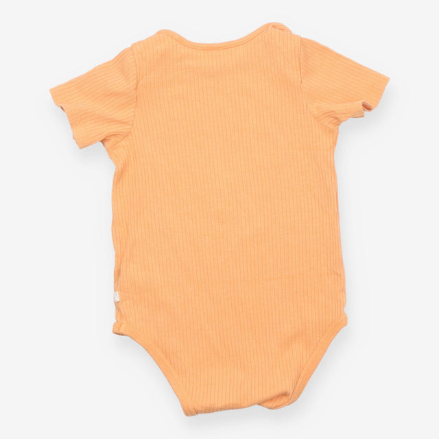 Bodysuit orange rib SS
