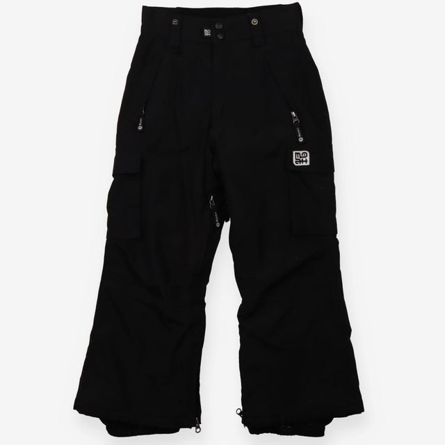 Moah Snowboarding Cargo Pants Black Waterproof and