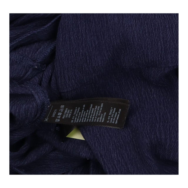 Jumpsuit Navy Utility Button Front Tie Waist