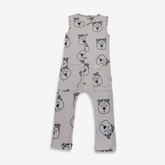 Snow Leopard Dungaree