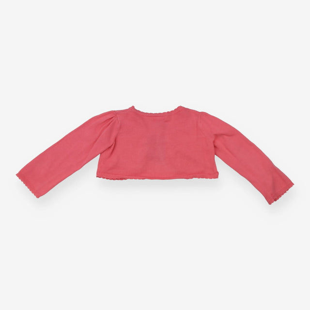 Bolero pink scalloped with flower buttons