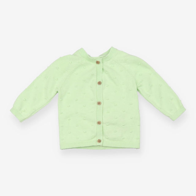 Mint green cardigan with boobles