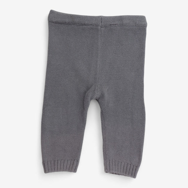 Leggings grey knit owls knee