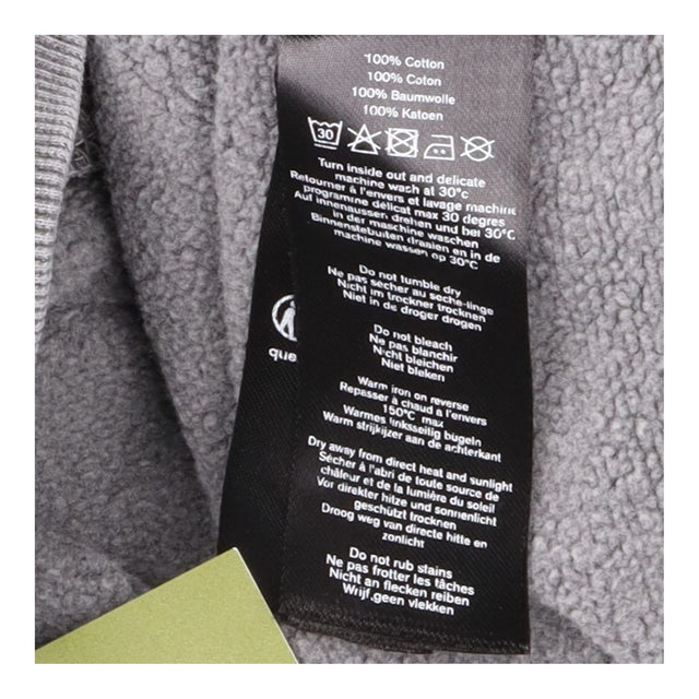 Sweatshirt Washed Charcoal Grey Red Star Graphic C