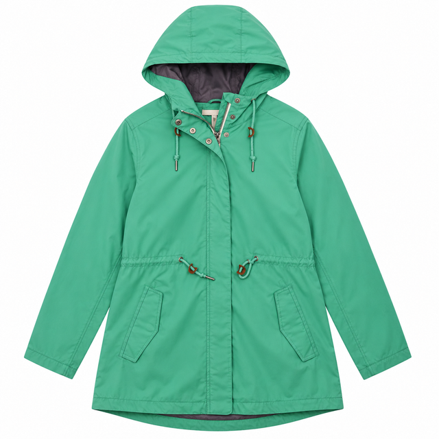 Jacket Green Waterproof Breathable Cotton Blend Dr