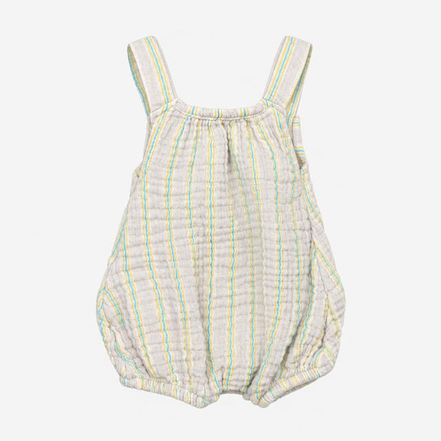 Romper yellow and blue stripe