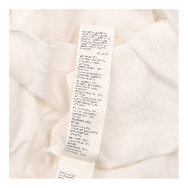 High Neck Top White Broderie Anglaise