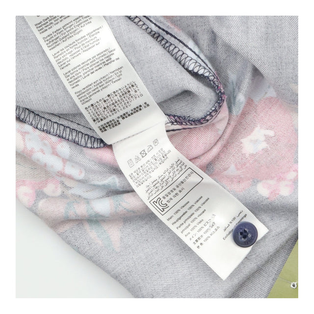 Joules Navy Blue Floral Button Through Shirt Maxi