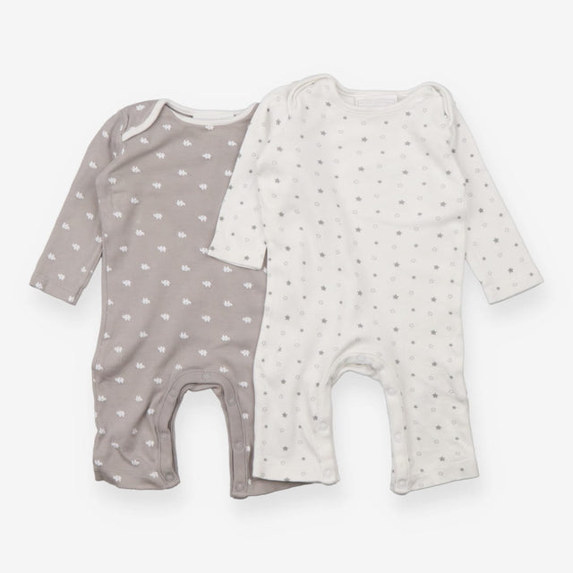Sleepsuit stars and elephants 2pk