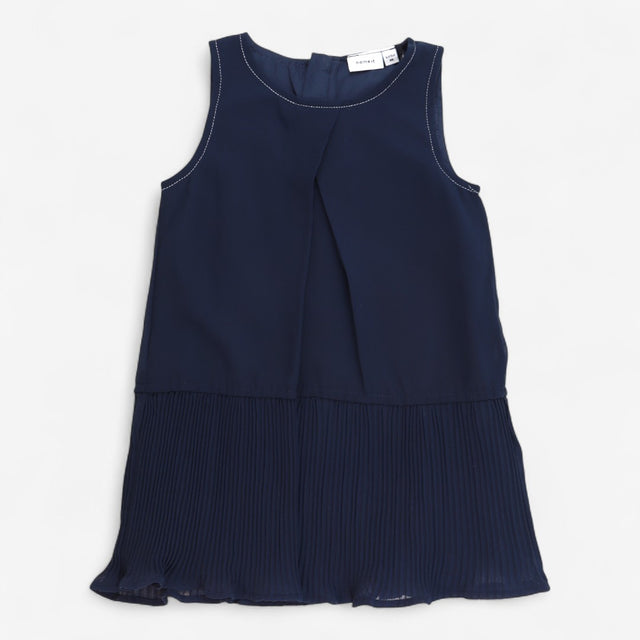 Dress chiffon with silver stitching