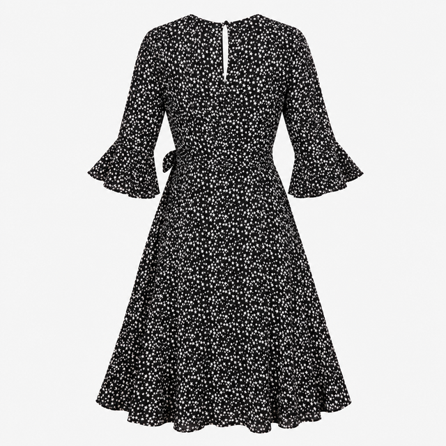 Dress Star Print Wrap