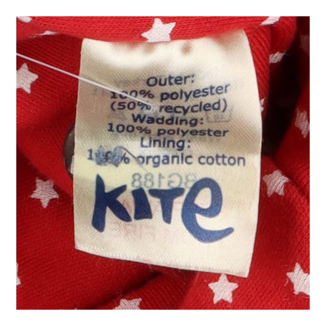 Blue fleece pram suit & mittens with white stars