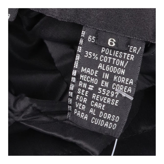 Coat Black Longline Hooded Quilted Lightweight