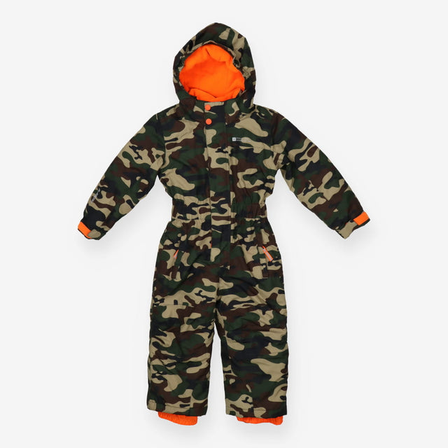 Puddlesuit Camo Orange Fleece Lined