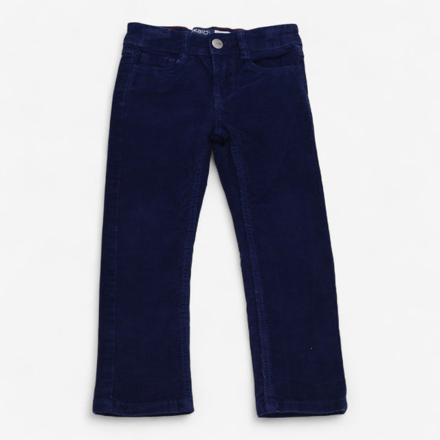 Cords Navy Slim Leg