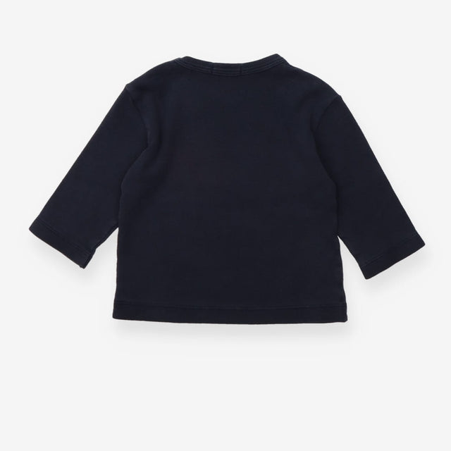 Blue Slogan Long Sleeve - United Colors Of Benetto