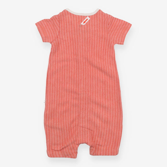 Pink Striped Shortie Romper
