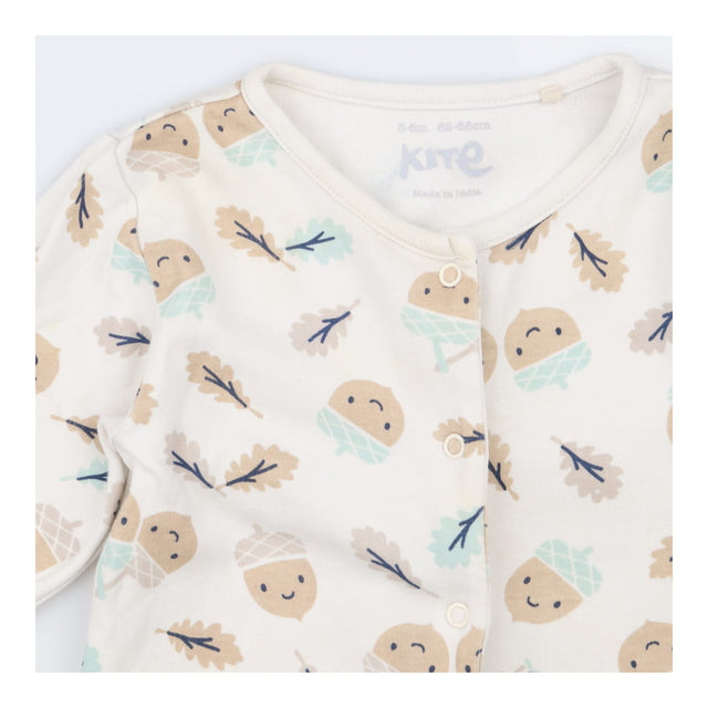 White Acorn Sleepsuit